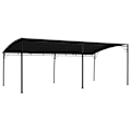 Miniatyrbild 4 av 6: vidaXL Paviljong 6x3x2,55 m antracit Antracit