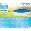 Miniatyrbild 6 av 6: INTEX Poolöverdrag solenergi runt 488 cm Blå
