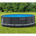 Miniatyrbild 1 av 6: INTEX Poolöverdrag solenergi runt 488 cm Blå