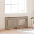 vidaXL Elementskydd 172x19x81,5 cm MDF Brun