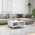 Miniatyrbild 1 av 6: vidaXL Soffbord vit 60x60x30 cm konstruerat trä Vit