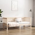 Miniatyrbild 4 av 10: vidaXL Dagbädd 100x200 cm massiv furu Brun