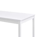 Miniatyrbild 8 av 10: vidaXL Matgrupp 7 delar furu vit Vit