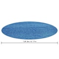Miniatyrbild 9 av 10: Bestway Soldrivet poolöverdrag Flowclear 427 cm Blå
