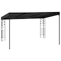 Miniatyrbild 3 av 6: vidaXL Väggmonterad paviljong 4x3x2,5 m antracit Antracit