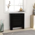 vidaXL Elementskydd MDF svart 78 cm Svart
