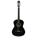Miniatyrbild 2 av 10: vidaXL Gitarr för nybörjare med fodral klassisk svart 4/4 39"
