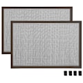 Miniatyrbild 5 av 10: vidaXL Expanderbart insektsnät för fönster brun (75-143)x50 cm Brun