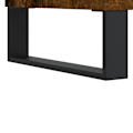 Miniatyrbild 9 av 10: vidaXL Badrumsskåp rökfärgad ek 80x33x60 cm konstruerat trä Brun
