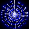 Miniatyrbild 4 av 10: vidaXL Julbelysning 4 st 140 LED blå 17 cm Blue