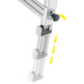 Miniatyrbild 6 av 10: Hailo Plattform för trappa TP1 aluminium