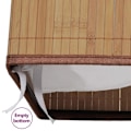 Miniatyrbild 7 av 7: vidaXL Tvättkorg i bambu rektangulär naturfärg Brun