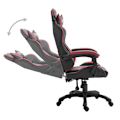 Miniatyrbild 3 av 9: vidaXL Gamingstol vinröd konstläder Röd