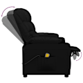 Miniatyrbild 6 av 9: vidaXL Massagefåtölj svart konstläder Svart