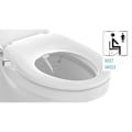 Miniatyrbild 5 av 10: EISL Toalettsits med bidéfunktion soft close vit