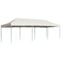 vidaXL Pop-Up hopfällbart partytält gräddvit 3x9 m Creme