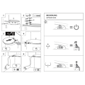 Miniatyrbild 7 av 10: EISL Toalettsits med bidéfunktion soft close vit
