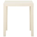 vidaXL Trädgårdsbord vit 79x65x72 cm plast Vit