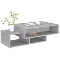 Miniatyrbild 4 av 7: vidaXL Soffbord betonggrå 105x55x32 cm konstruerat trä grå
