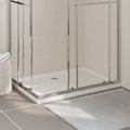 Miniatyrbild 1 av 8: vidaXL Duschkar rektangulärt ABS vit 80x110 cm Vit
