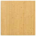 vidaXL Bordsskiva 80x80x1,5 cm bambu Brun