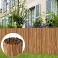 vidaXL Bambustaket 500x100 cm Brun