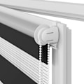Miniatyrbild 9 av 10: vidaXL Rullgardin randig svart 50 x 100 cm transparent Svart