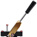Miniatyrbild 6 av 9: vidaXL Knappmaskin med cirkelskärare roterande 44 mm Guld
