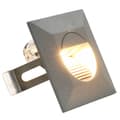 vidaXL Utomhusvägglampa LED 6 st 2 W silver fyrkantig Silver