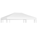 Miniatyrbild 2 av 8: vidaXL Paviljongtak 270 g/m² 4x3 m vit Vit