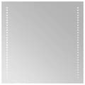 vidaXL Badrumsspegel LED 50x50 cm Transparent