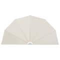 vidaXL Sidomarkis för terrass gräddvit 160 cm Creme