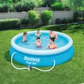 Bestway Trädgårdspool Fast Set 366x76 cm 57274 Blå
