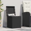 vidaXL Dynbox 90 liter svart PP-rotting Svart