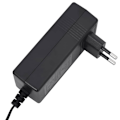 Miniatyrbild 10 av 10: vidaXL Elektrisk massagefåtölj svart konstläder Svart