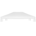 Miniatyrbild 3 av 8: vidaXL Paviljongtak 270 g/m² 4x3 m vit Vit