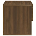 Miniatyrbild 7 av 9: vidaXL Väggmonterade sängbord 2 st brun ek Brun