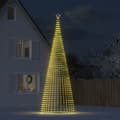 vidaXL LED julgran 1544 LED varmvit 500 cm Varmvit