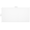Miniatyrbild 5 av 6: vidaXL Bordsskydd matt 120x60 cm 1,6 mm PVC Transparent