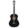 Miniatyrbild 3 av 10: vidaXL Klassisk gitarr för nybörjare 8 delar svart 1/2 34" Svart