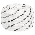 vidaXL Rep vit 16 mm 100 m polyester