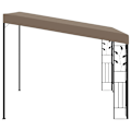 Miniatyrbild 3 av 6: vidaXL Väggmonterad paviljong 3x3x2,5 m taupe Taupe