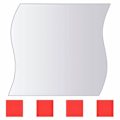 Miniatyrbild 6 av 7: vidaXL Spegelplattor 8 st multiform spegelglas Silver