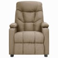 Miniatyrbild 2 av 9: vidaXL Reclinerfåtölj taupe tyg Taupe