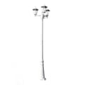 vidaXL Utebelysning Kingston 3-armad 215 cm Vit Vit