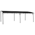Miniatyrbild 1 av 6: vidaXL Paviljong 6x3x2,55 m antracit Antracit