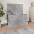 vidaXL Förvaringslåda betonggrå 50x30x28 cm konstruerat trä Grå