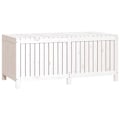Miniatyrbild 5 av 10: vidaXL Dynbox vit 147x68x64 cm massiv furu Vit