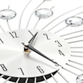 Miniatyrbild 4 av 6: vidaXL Väggklocka med Quartz-urverk 50 cm modern design Silver