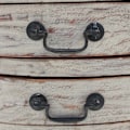 Miniatyrbild 5 av 6: vidaXL Sängbord i massivt återvunnet trä 48x35x64 cm Brun